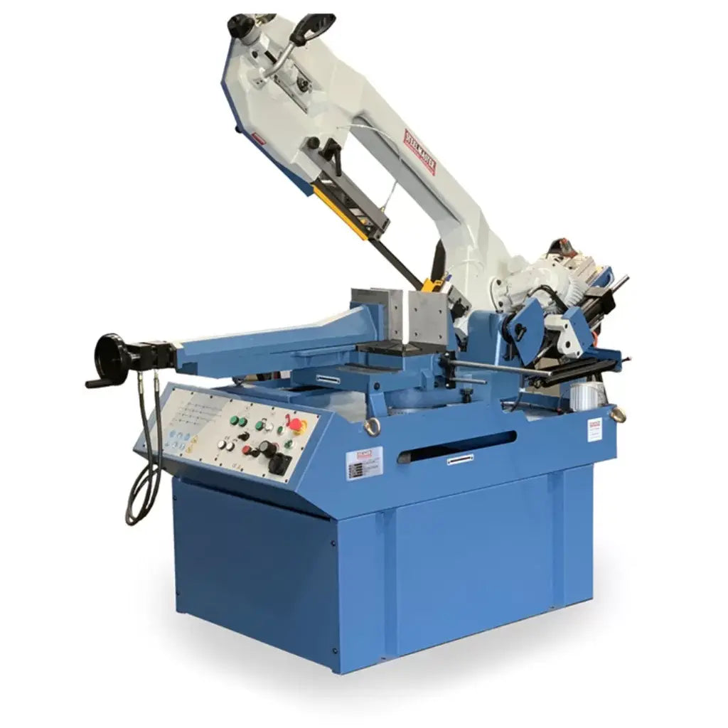 Semi-Automatic Hydraulic Double Mitre Bandsaw, 530mm RHS x 355mm Round Capacity