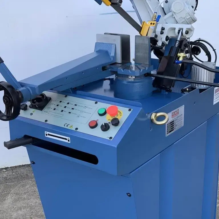 SM-HBS270N Bandsaw 240 Volt Mitre Cut 245mm X 180mm Capacity Front Control Panel