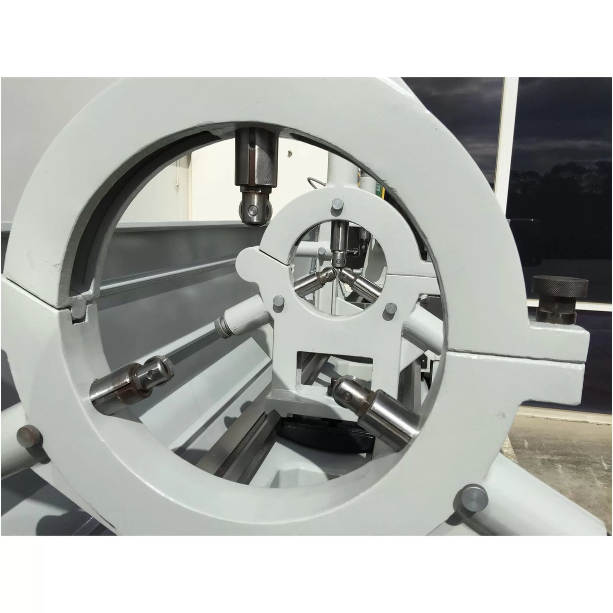 ASSET 26120 - Big Bore Lathe with Rapid Saddle - 3000mm Centres , 660mm Swing , 105mm Bore