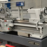 ASSET 2680 - Big Bore Lathe with Rapid Saddle - 2000mm Centres , 660mm Swing , 105mm Bore