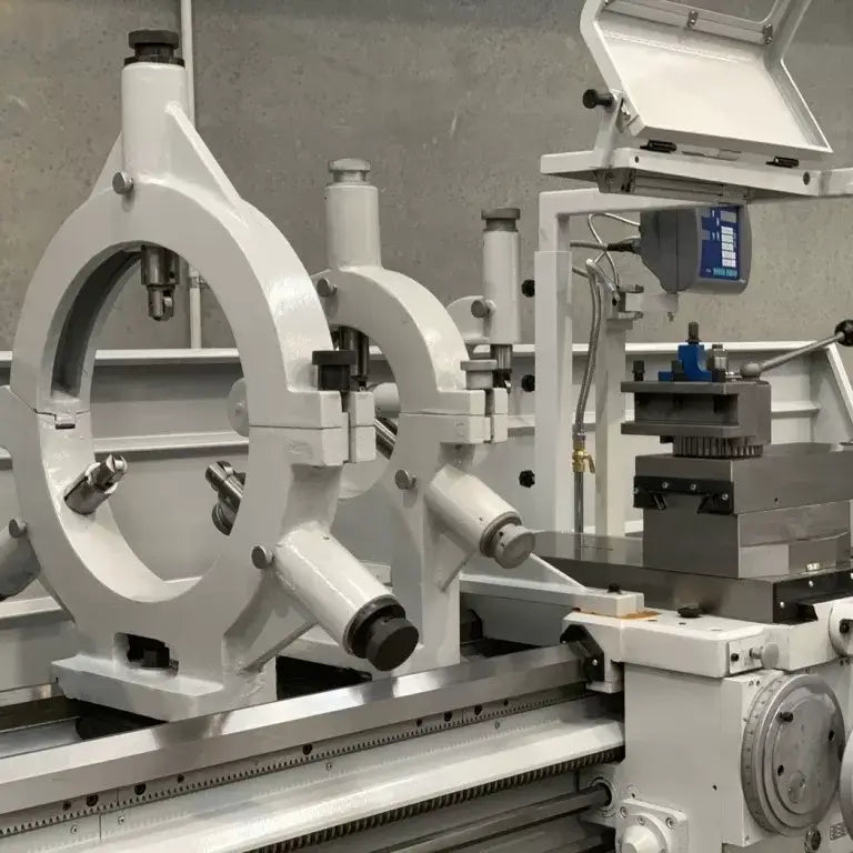 ASSET 2680 - Big Bore Lathe with Rapid Saddle - 2000mm Centres , 660mm Swing , 105mm Bore