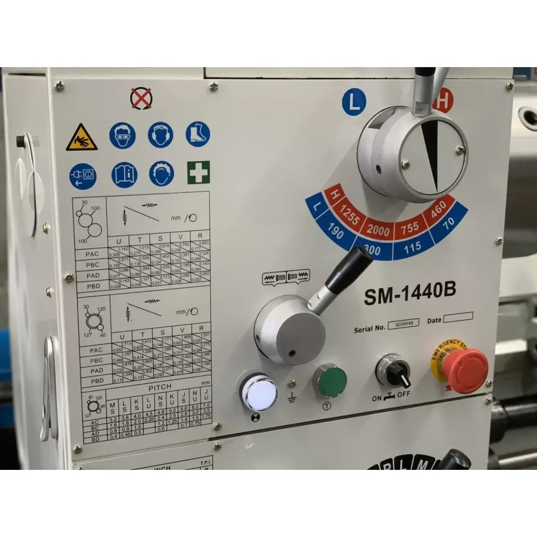 Centre Lathe (240V) - 1000mm Centres , 356mm Swing , 51mm Bore