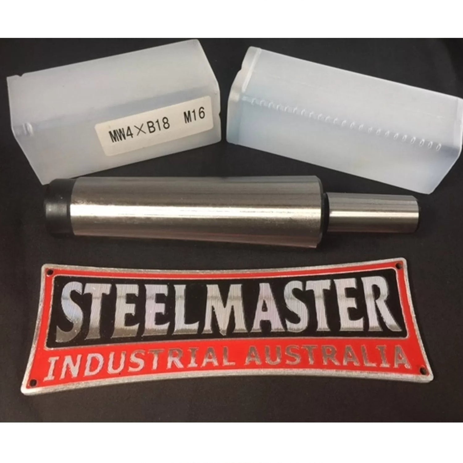 Drill Chuck Arbor, MT4 to B18 (Draw Bar Type) Hardened & Ground