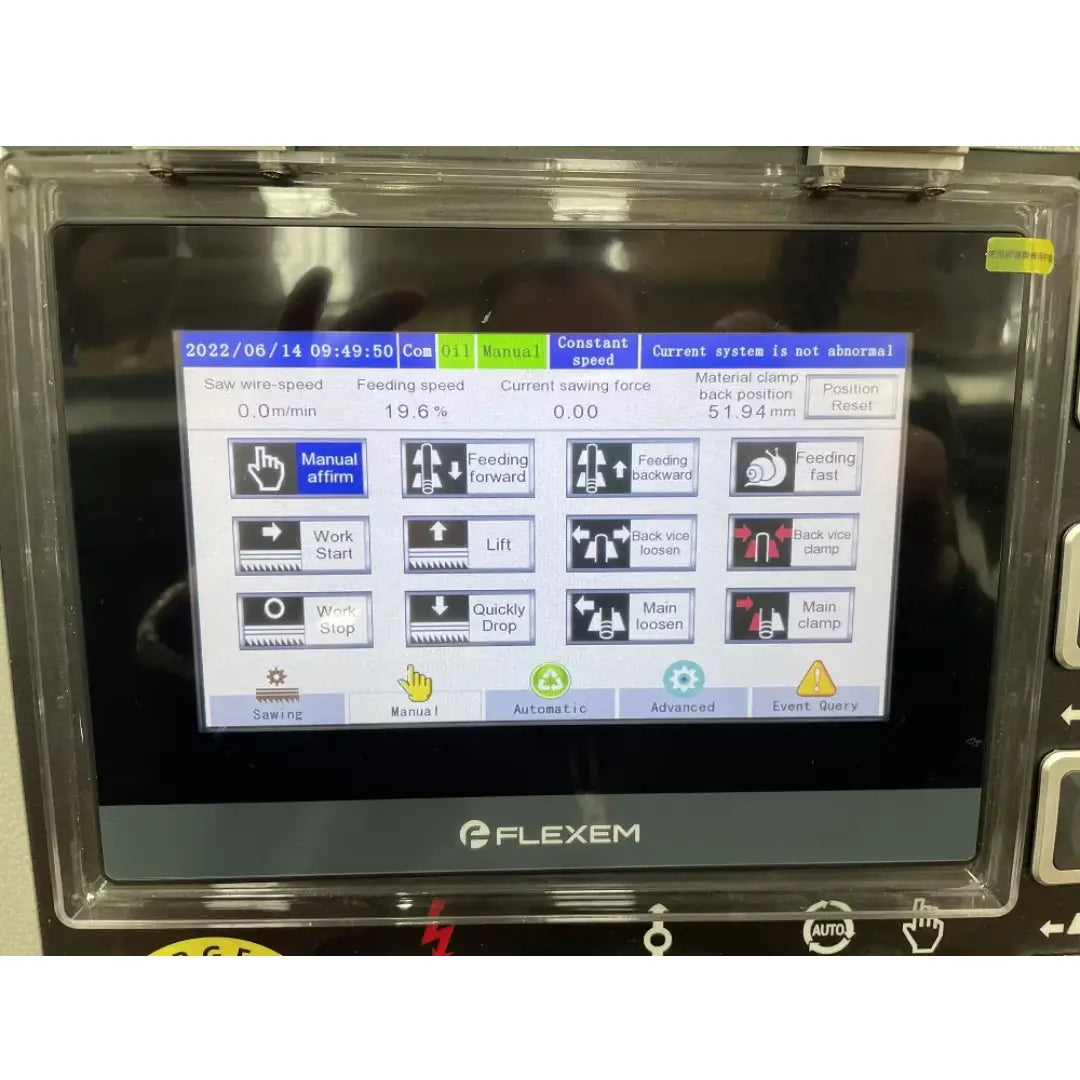 Steelmaster H-330HA Euro Fully Automatic Column Bandsaw 330mm Round & Square Capacity Touchscreen