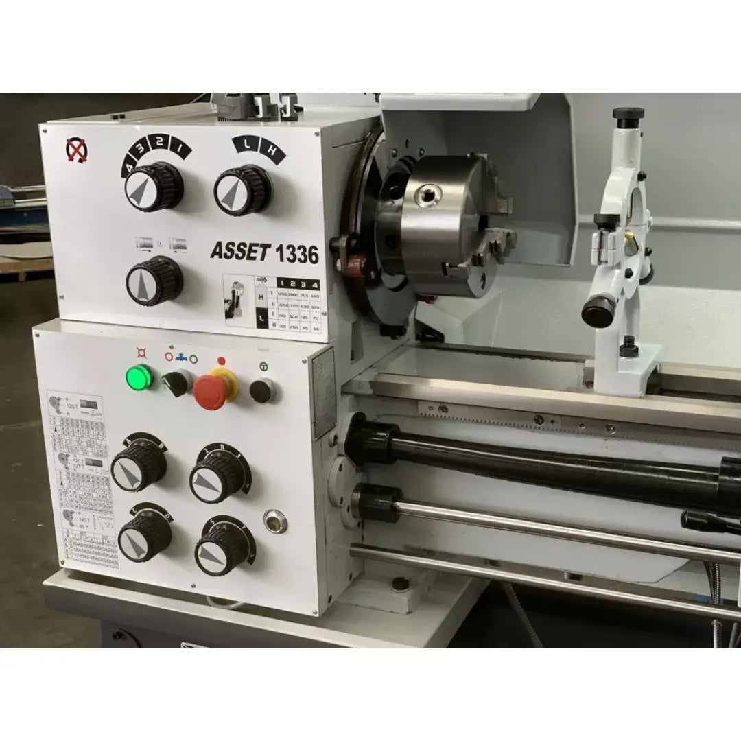 Lathe - ASSET 1336 EURO Precision Workshop, 925mm Centres, 2-Axis DRO