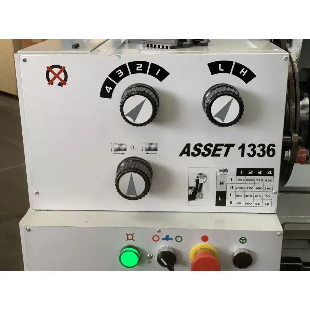 Lathe - ASSET 1336 EURO Precision Workshop, 925mm Centres, 2-Axis DRO