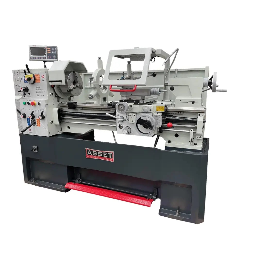 ASSET 1640TR – EURO Toolroom Precision Lathe. 1000mm Centres, 410mm Swing, 52mm Bore, 2 Axis DRO