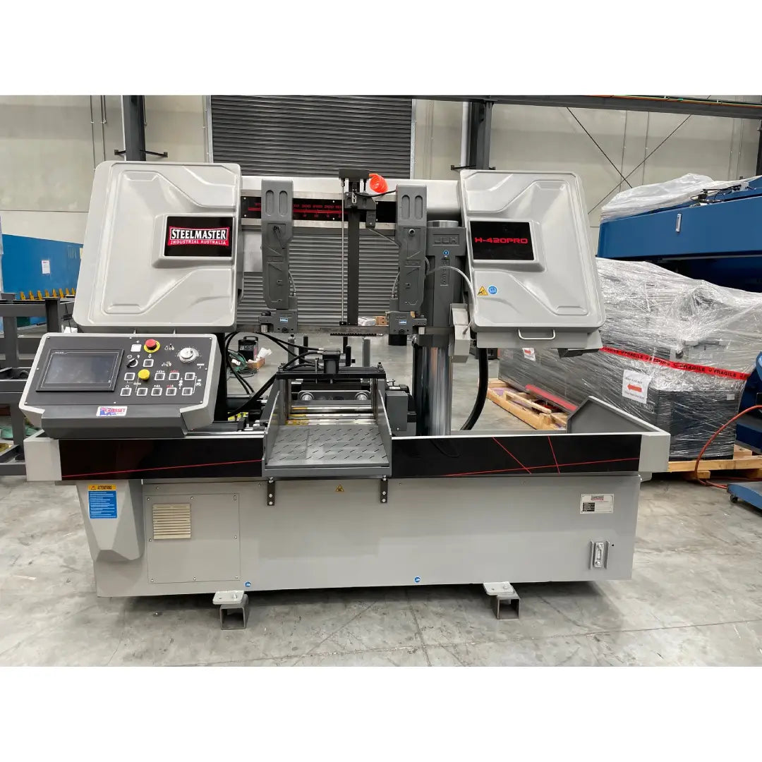 H-420PRO Fully Automatic Column Bandsaw, 420mm Round & Square Capacity, Euro Model