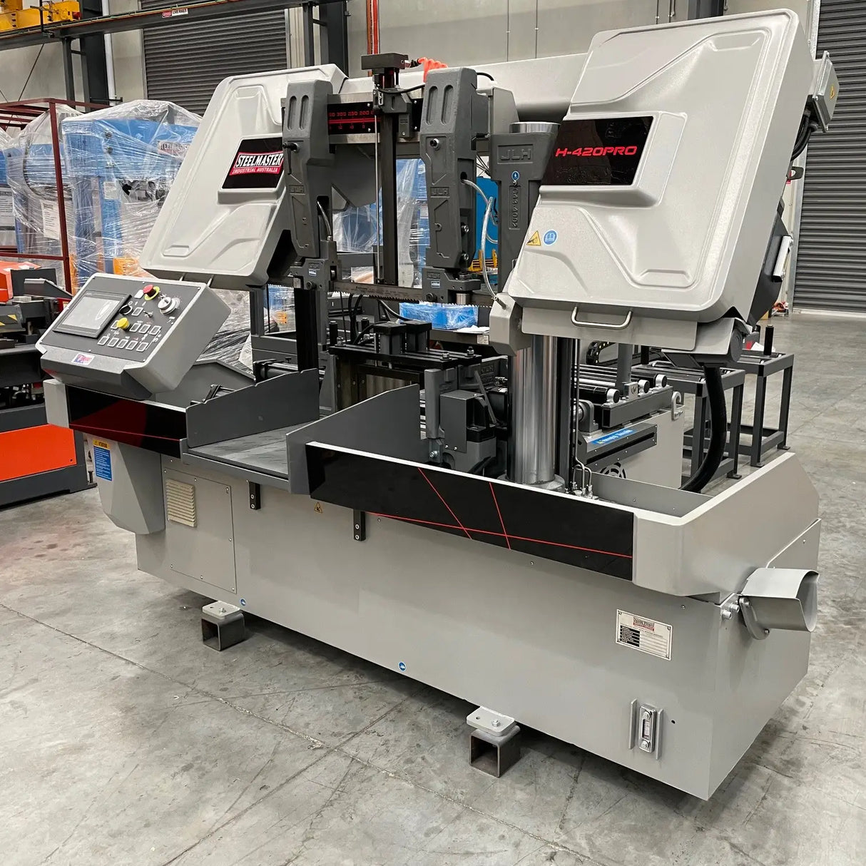 H-420PRO Fully Automatic Column Bandsaw, 420mm Round & Square Capacity, Euro Model