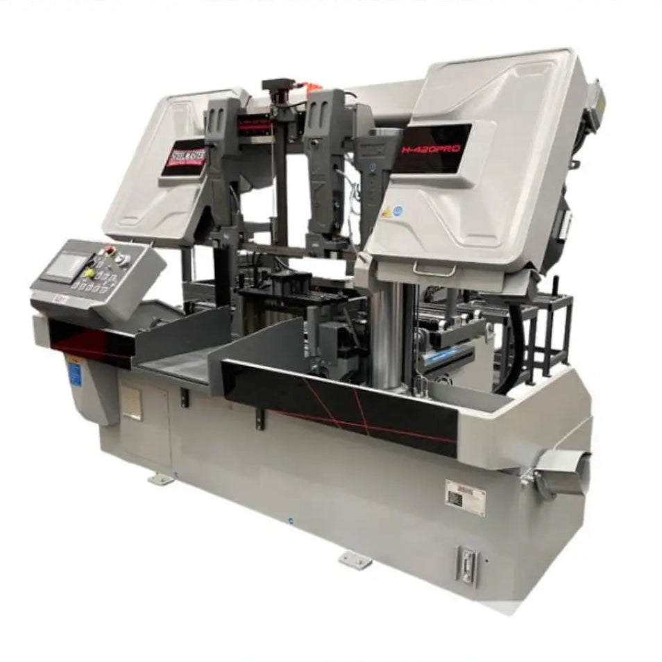 H-420PRO Fully Automatic Column Bandsaw, 420mm Round & Square Capacity, Euro Model