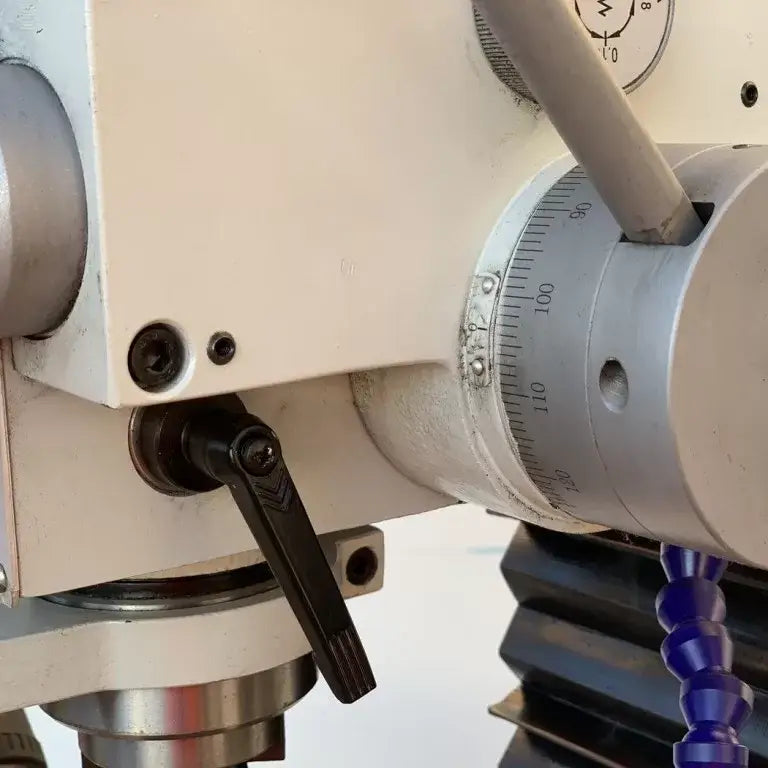 Mill Drill with DRO, Geared Drive Mill Drill With Power Draw Bar, Coolant, Power Head Up & Down
