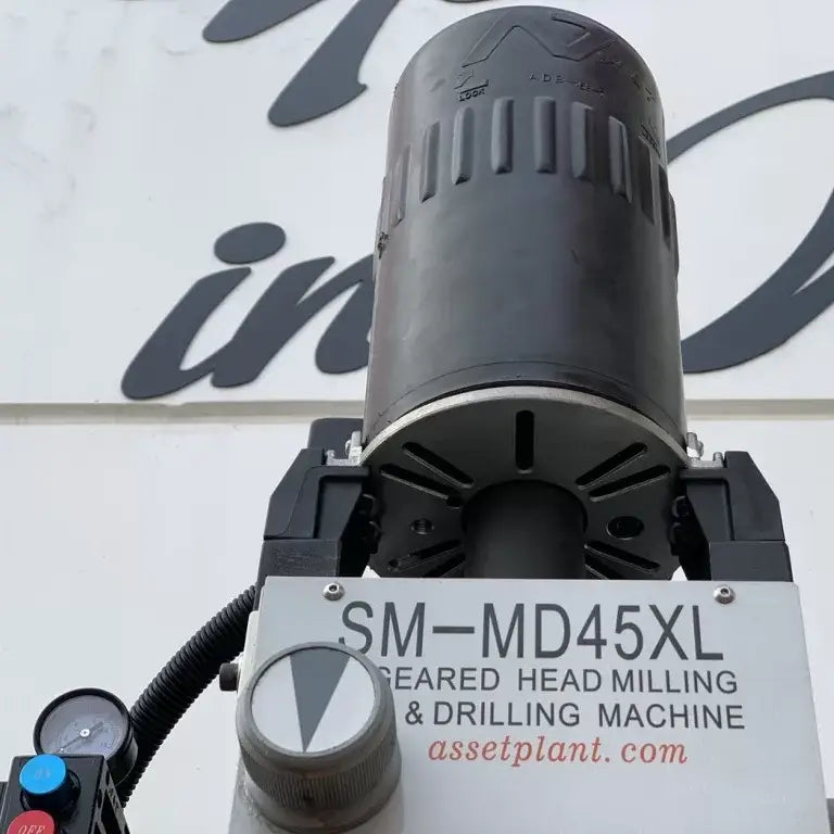 Mill Drill with DRO, Geared Drive Mill Drill With Power Draw Bar, Coolant, Power Head Up & Down