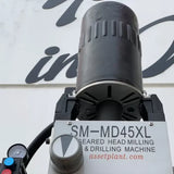 Mill Drill with DRO, Geared Drive Mill Drill With Power Draw Bar, Coolant, Power Head Up & Down