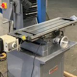 Geared Drive Mill Drill with DRO, Coolant, Dovetail Guides, Power Head Up & Down. Power Drawbar.