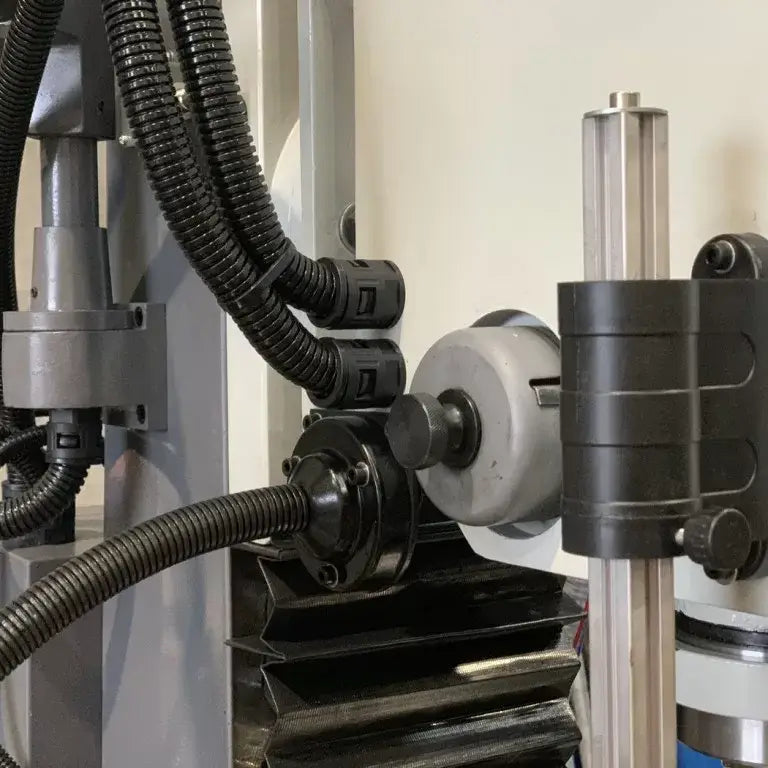 Geared Drive Mill Drill with DRO, Coolant, Dovetail Guides, Power Head Up & Down. Power Drawbar.