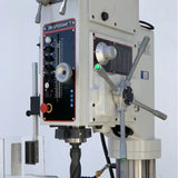 Geared Head Drill, 55mm Capacity, Power Feed & Table, 415V
