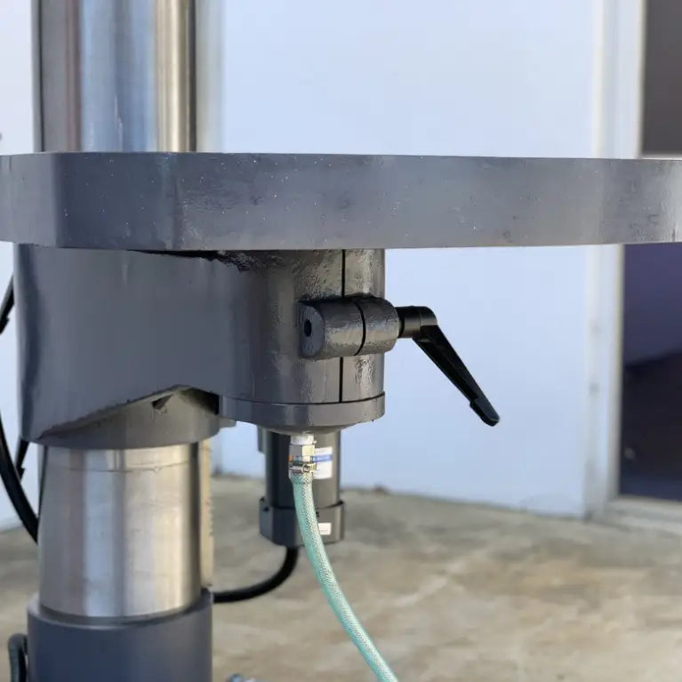 Geared Head Drill, 55mm Capacity, Power Feed & Table, 415V