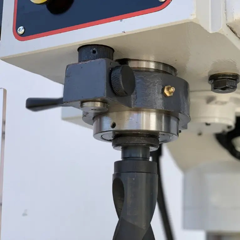 Geared Head Drill, 55mm Capacity, Power Feed & Table, 415V