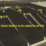 Hydraulic Guillotine SBHS-3206 3200x6.5mm E21S NC Programmable Backgauge Rear Sheet Supports