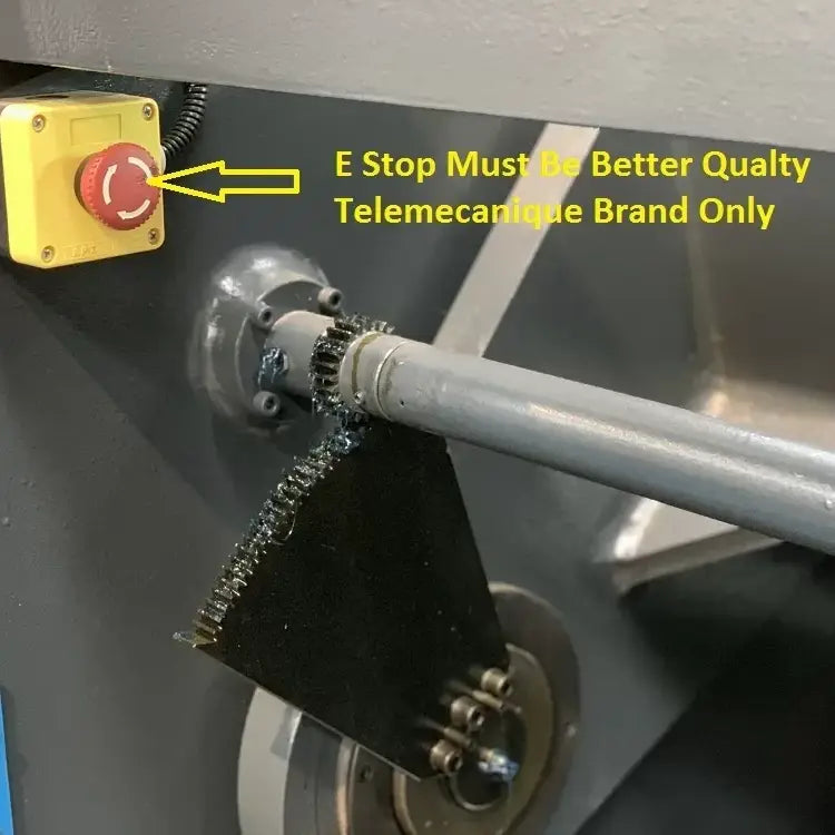 Hydraulic Guillotine SBHS-3206 3200x6.5mm E21S NC Programmable Backgauge Rear Sheet Supports