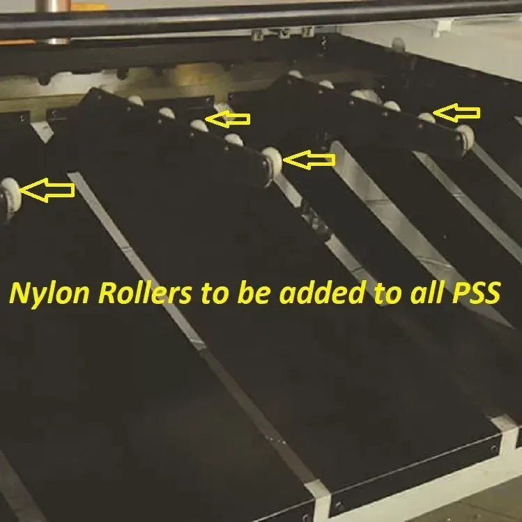 Hydraulic Guillotine SBHS-4006 4000x6.5mm E21S NC Programmable Backgauge Rear Sheet Supports