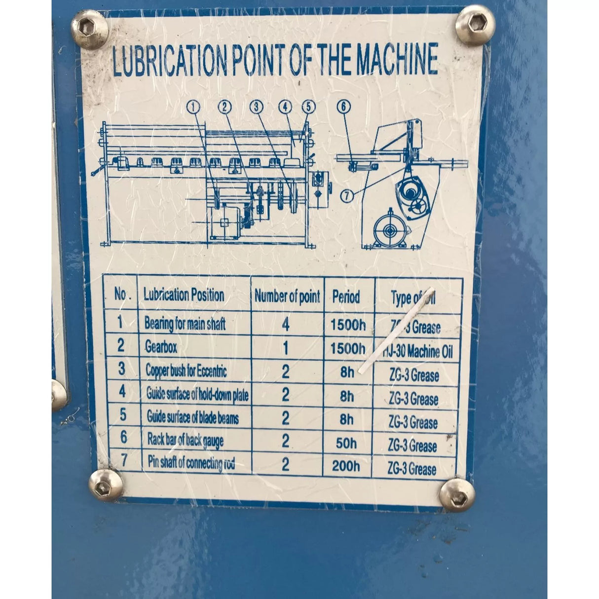 Guillotine Electro Shear, 1270mm x 3.5mm, Pwr Back Gauge, Rear Sheet Support