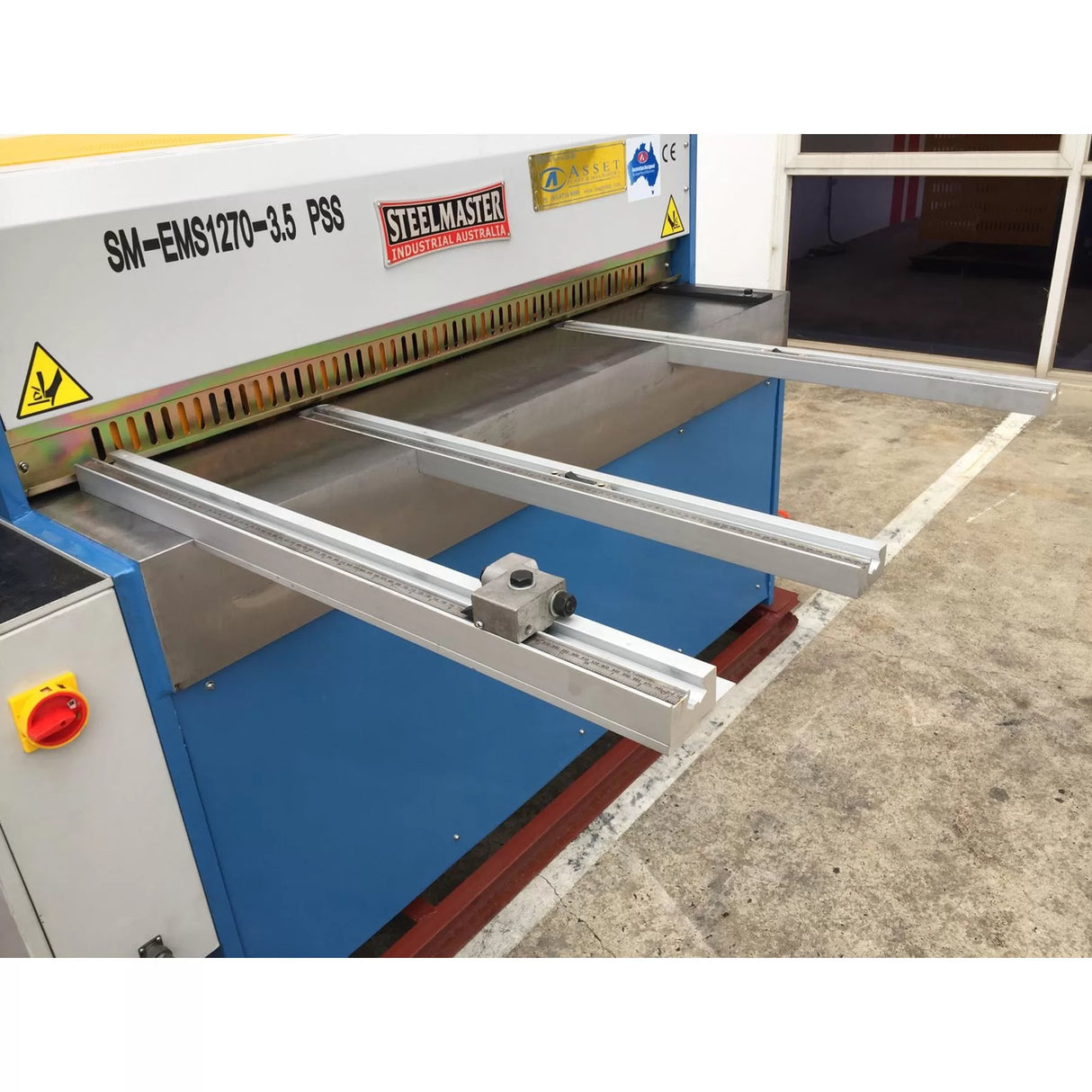 Guillotine Electro Shear, 1270mm x 3.5mm, Pwr Back Gauge, Rear Sheet Support