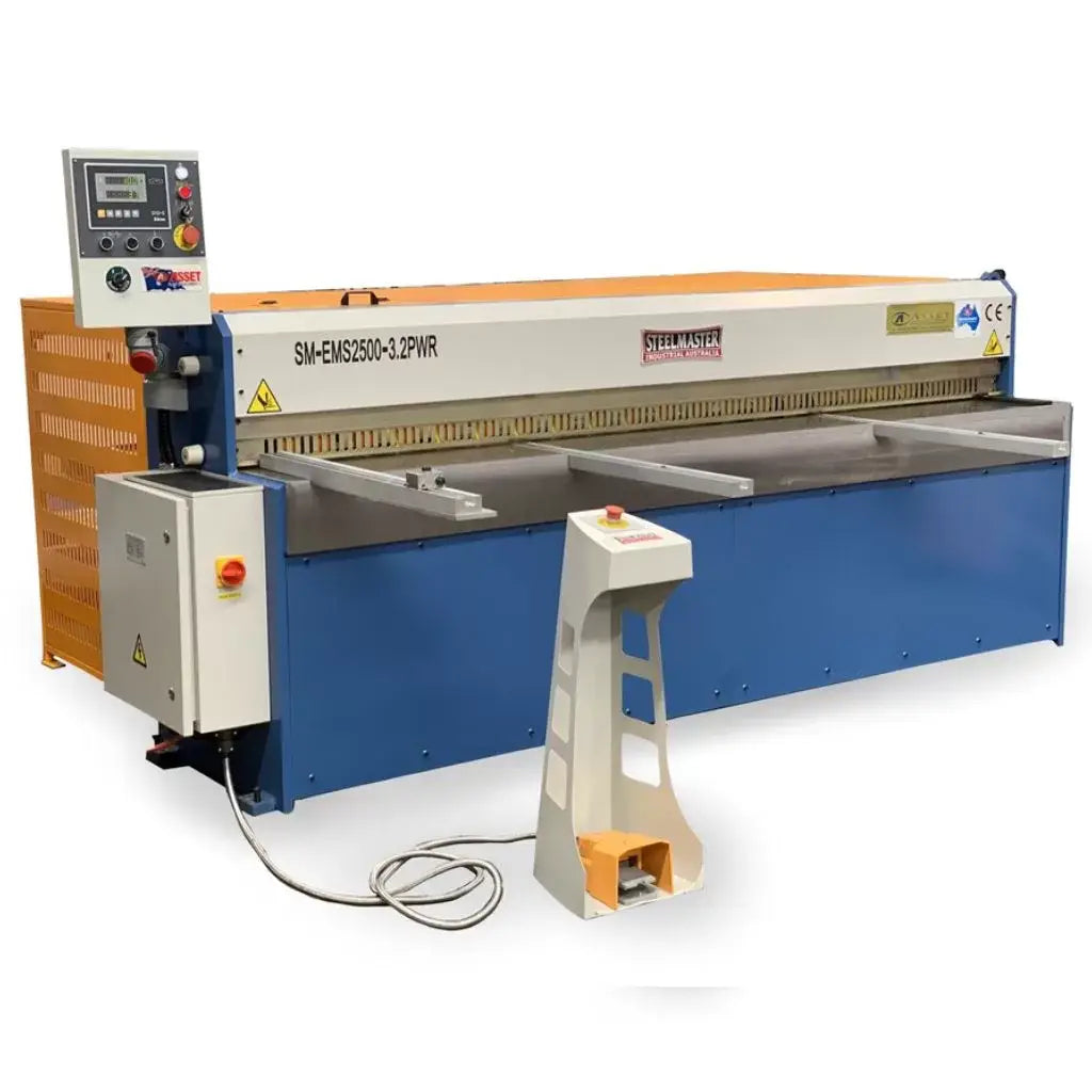 Guillotine Electro Shear, 2500mm x 3.2mm, Front Sheet Supports