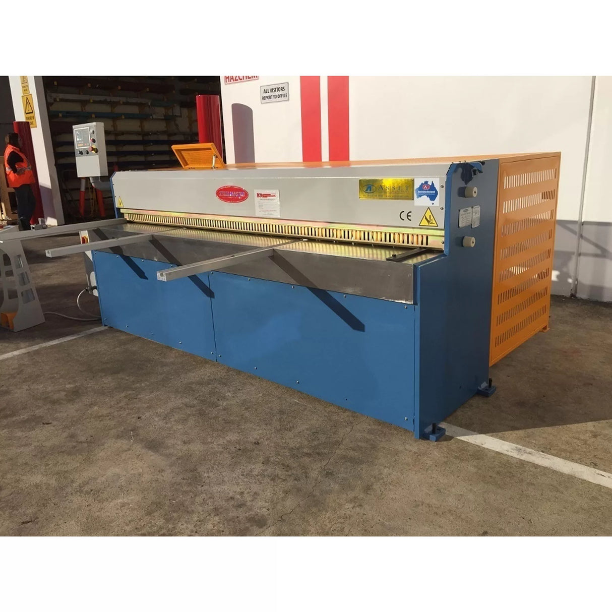 Guillotine Electro Shear, 3000mm x 3.2mm, Front Sheet Supports