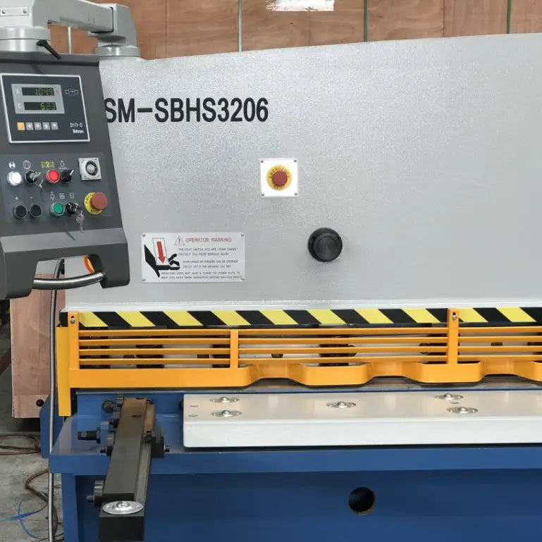 Steelmaster SM-SBHS3206PSS Hydraulic Guillotine 3200mm x 6.5mm, Rear Sheet Supports, Power Ballscrew Back Gauge