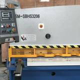 Steelmaster SM-SBHS3206PSS Hydraulic Guillotine 3200mm x 6.5mm, Rear Sheet Supports, Power Ballscrew Back Gauge
