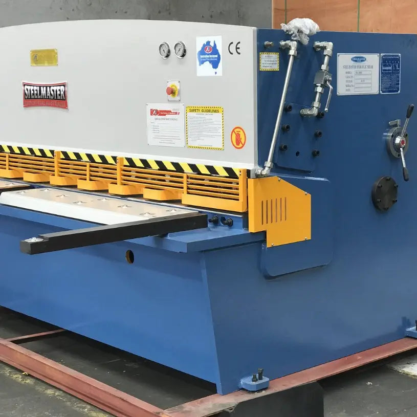 Steelmaster SM-SBHS3206PSS Hydraulic Guillotine 3200mm x 6.5mm, Rear Sheet Supports, Power Ballscrew Back Gauge
