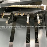 Guillotine Variable Rake 3200mm x 8mm, Rear Pneumatic Sheet Support