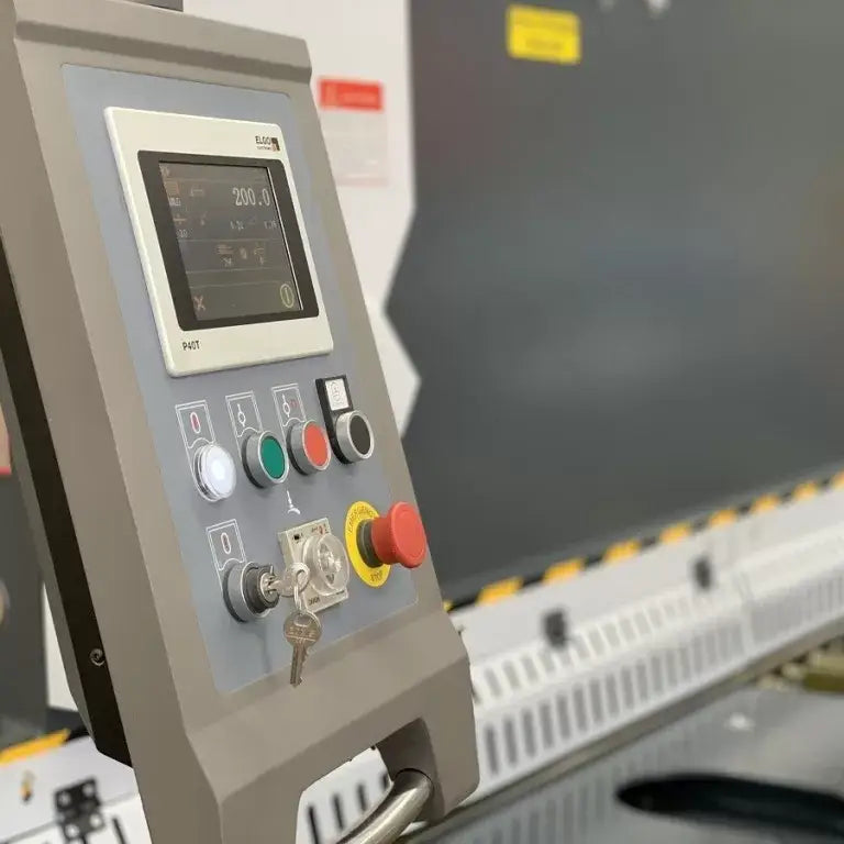 Guillotine Variable Rake 4000mm x 8mm, P40T CNC Touch Screen Control