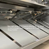 Guillotine Vari Rake 4000mm x 8mm, Rear Pneumatic Sheet Support