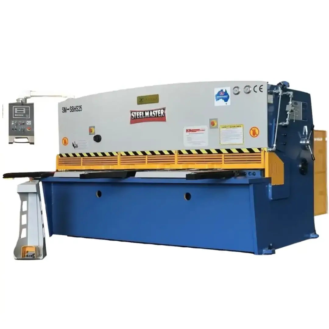Steelmaster sm-sbhs2506 Hydraulic Guillotine, 2500mm x 6.5mm with Power Ballscrew Back Gauge