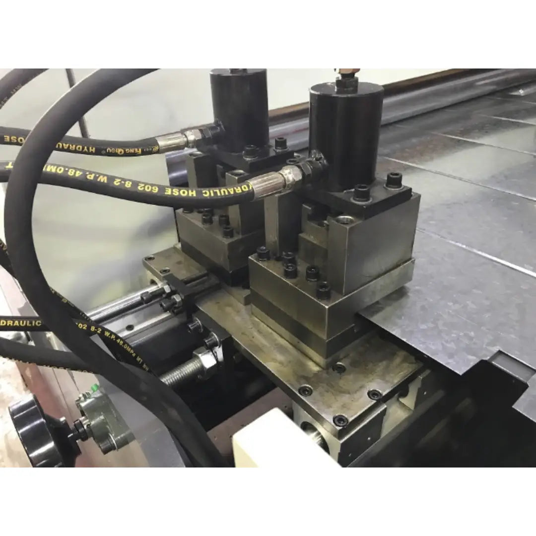 HVAC Auto Duct Line Model: AML-2, 1300mm, Twin Decoiler, Leveller/Grooving/Notching/Shearing