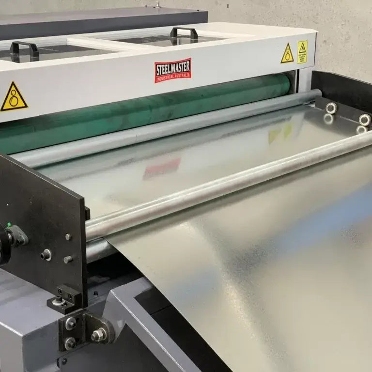 HVAC Automatic Duct Line Model: AML-1 – 1550mm Wide, Decoiler / Straightener /Grooving/Shearing