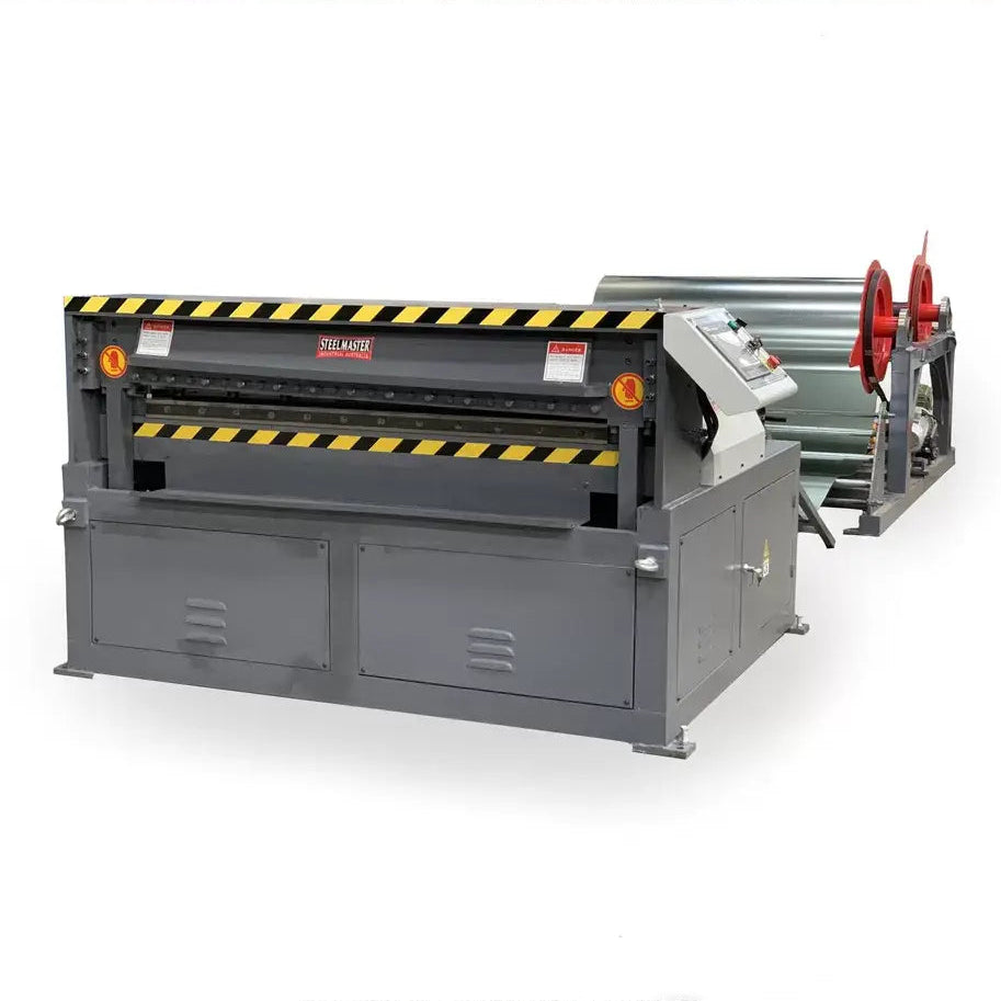HVAC Automatic Duct Line Model: AML-1 – 1550mm Wide, Decoiler / Straightener /Grooving/Shearing