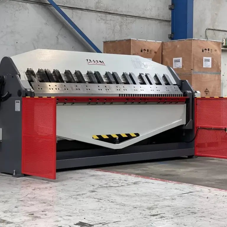 ASSET INDUSTRIAL HFM-4-2500-HVAC. Full Hydraulic Panbrake Folder With PLC Touch Screen Controller