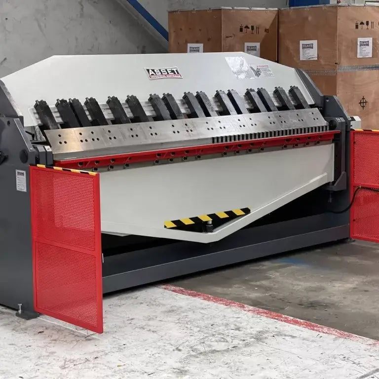 ASSET INDUSTRIAL HFM-4-2500-HVAC. Full Hydraulic Panbrake Folder With PLC Touch Screen Controller