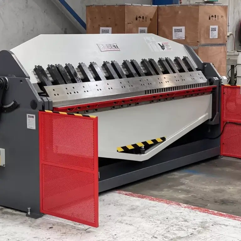 ASSET INDUSTRIAL HFM-4-2500-HVAC. Full Hydraulic Panbrake Folder With PLC Touch Screen Controller