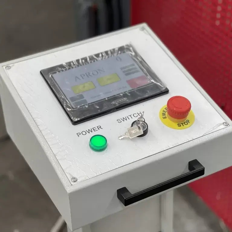 ASSET INDUSTRIAL HFM-4-2500-HVAC. Full Hydraulic Panbrake Folder With PLC Touch Screen Controller