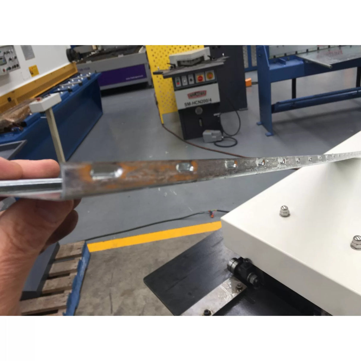 HVAC / Sheetmetal Button Punch Snap Lock. Steelmaster Model: SM-SLC-20. Lock Former 1.0mm Capacity