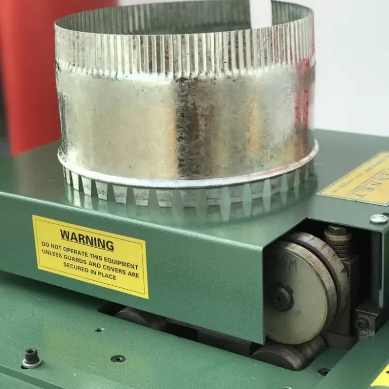 HVAC Sheetmetal Collar Rolling Machine. Steelmaster Model: SM-NO.24. Notch, Bead, Crimp &amp; Roll.