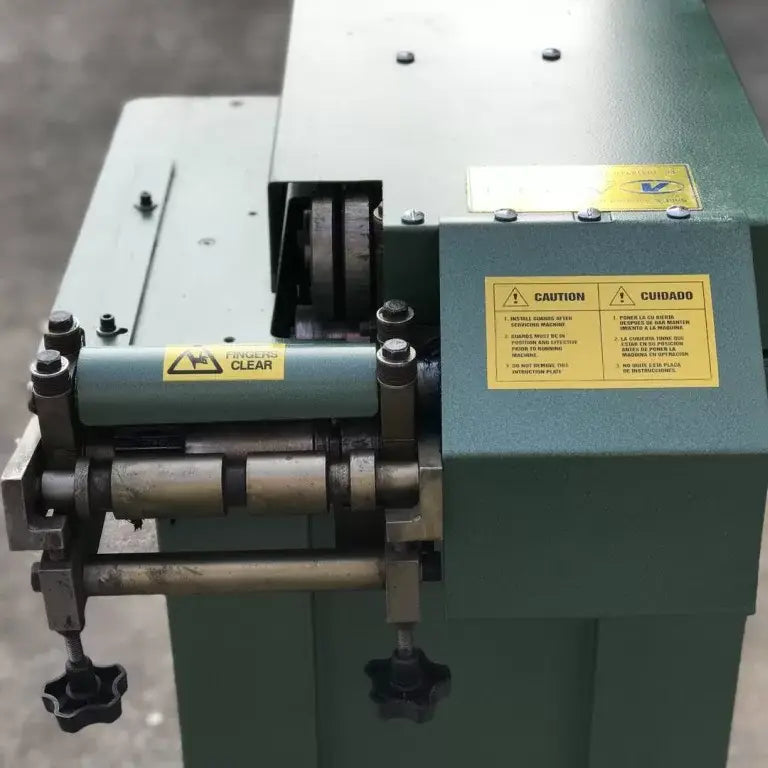 HVAC Sheetmetal Collar Rolling Machine. Steelmaster Model: SM-NO.24. Notch, Bead, Crimp &amp; Roll.