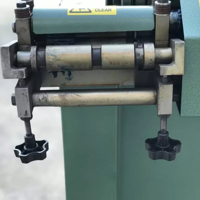 HVAC Sheetmetal Collar Rolling Machine. Steelmaster Model: SM-NO.24. Notch, Bead, Crimp &amp; Roll.