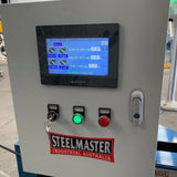 HVAC/Sheetmetal Corner TDF / TDC Auto Insert Machine. Steelmaster Model: CCM-18, Comprising Infeed