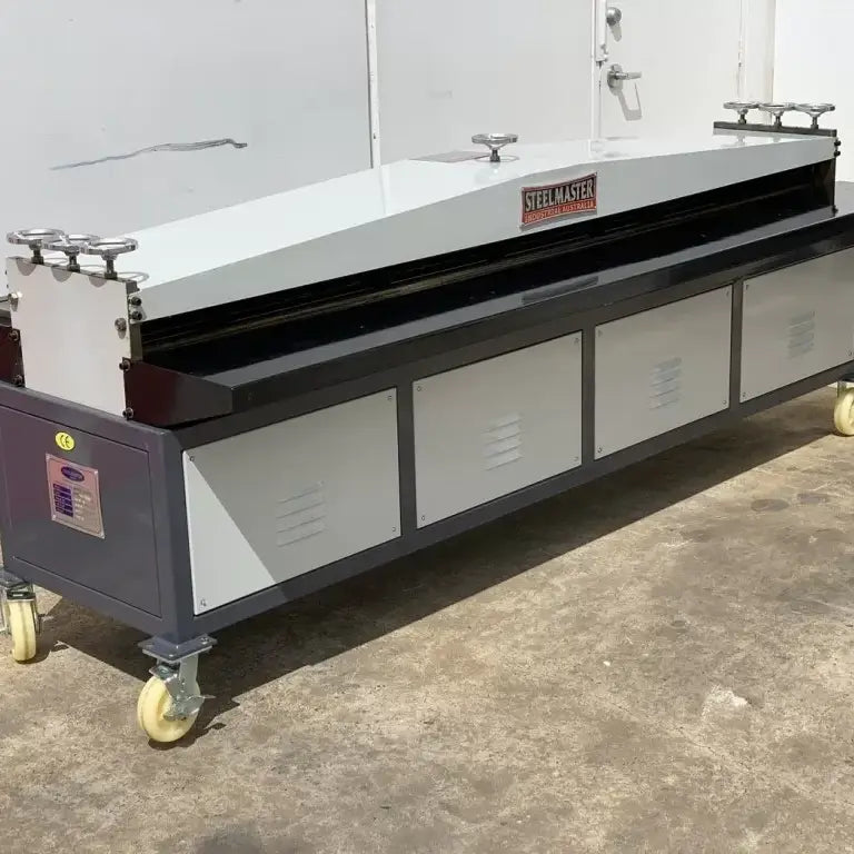 HVAC Sheetmetal Ribbing / Grooving Machine. Steelmaster Model: SM-RB1.2-2440 Rib Roller