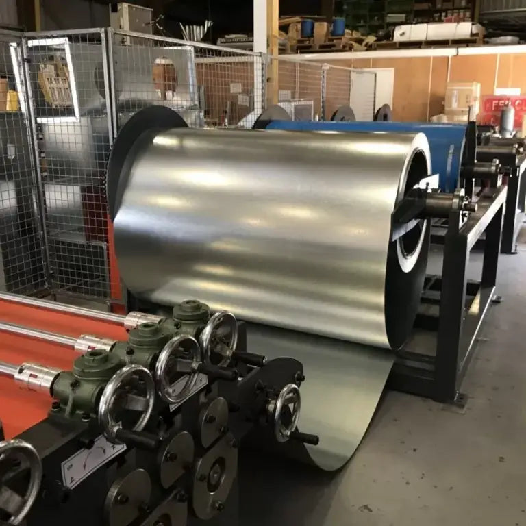 HVAC Duct Production Line. Model: SM-Auto Pro CAL-6-1.2-1600- Compact Series. 9 Function Heavy Duty